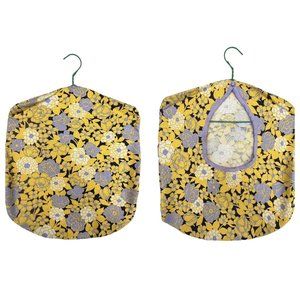 Vintage Hanging Clothespin Bag Holder Cloths-line Farmhouse